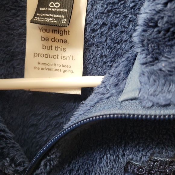 The North Face Blue Fleece Jacket - Picture 3 of 5